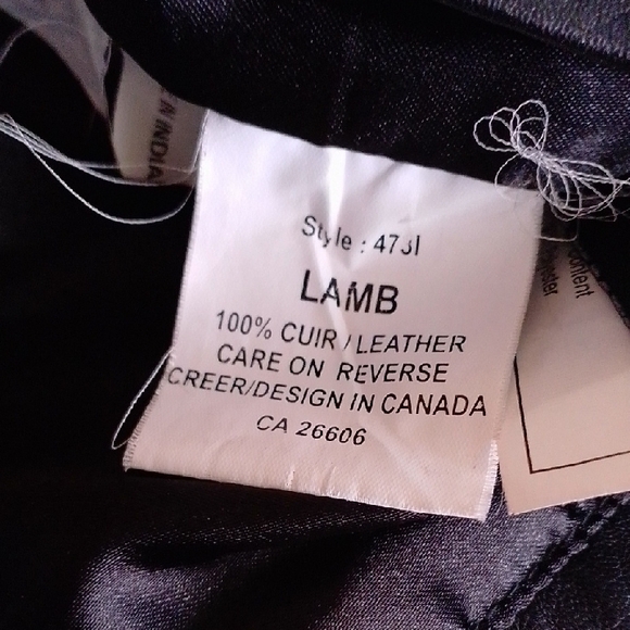 Vintage 90s Lambskin Leather Jacket - Picture 3 of 9